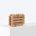 Clutch Palha Esferas Raquel